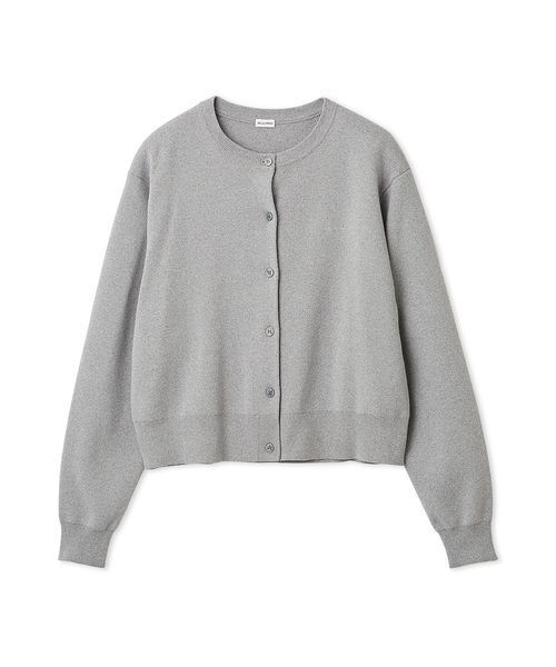 ウォッシャブル】【UVカット】クロップドフォルムカーディガン