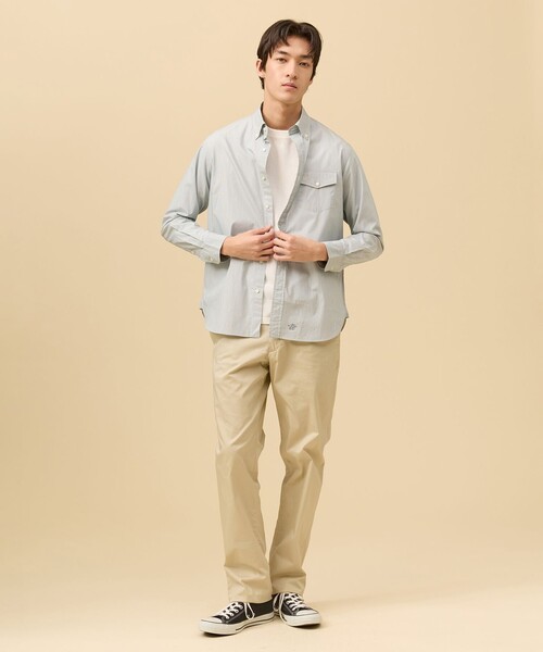 J.PRESS(ジェイプレス)の「ヘアラインストライプ シャツ / B.D.(シャツ/ブラウス・メンズ・グリーン系1/サックスブルー系1・X-LARGE/LARGE/MEDIUM)」の4枚目の写真