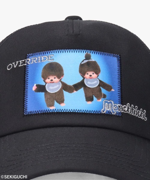 OVERRIDE(オーバーライド)の「OVERRIDE x Monchhichi MESH CAP-SPACE / オーバーライド(キャップ・レディース・ブラック・57~59cm)」の14枚目の写真