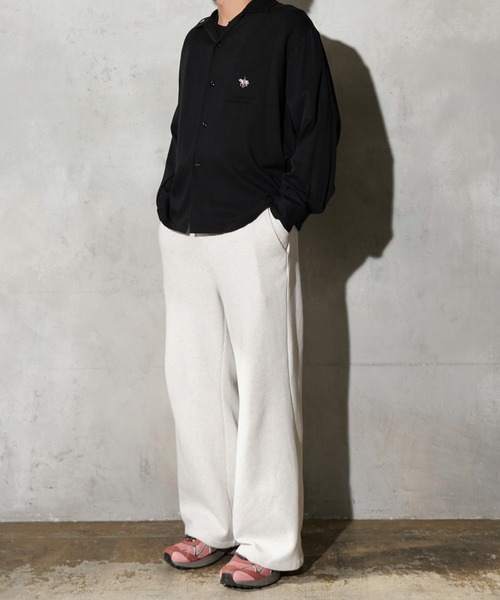 TOWNCRAFT(タウンクラフト)の「TOWNCRAFT / タウンクラフト 50S EMBROIDERY L/S SHIRT レーヨン ループカラーシャツ(シャツ/ブラウス・メンズ・ブラック・MEDIUM/LARGE)」の6枚目の写真