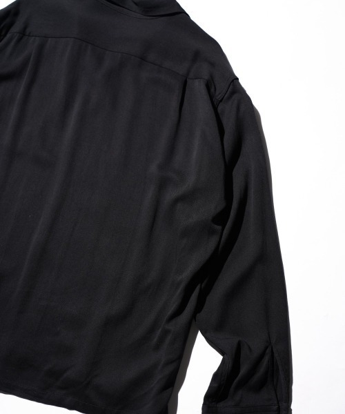TOWNCRAFT(タウンクラフト)の「TOWNCRAFT / タウンクラフト 50S EMBROIDERY L/S SHIRT レーヨン ループカラーシャツ(シャツ/ブラウス・メンズ・ブラック・MEDIUM/LARGE)」の17枚目の写真