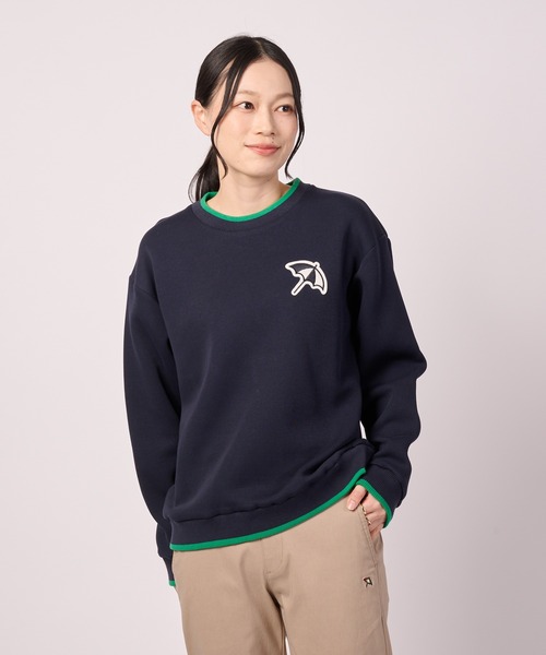 Arnold Palmer(アーノルドパーマー)の「ダンボールニット シェア スウェットプルオーバー(ニット/セーター・レディース・チャコールグレー/グレイッシュベージュ/ネイビー・LL/L/M/S/XS)」の3枚目の写真