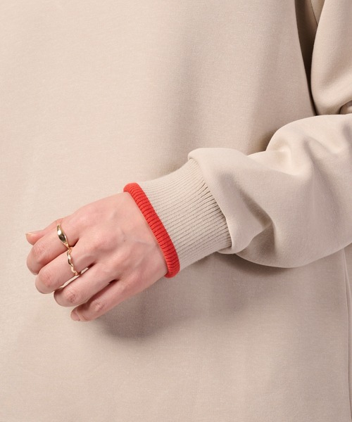 Arnold Palmer(アーノルドパーマー)の「ダンボールニット シェア スウェットプルオーバー(ニット/セーター・レディース・チャコールグレー/グレイッシュベージュ/ネイビー・LL/L/M/S/XS)」の8枚目の写真