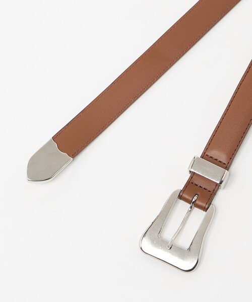 ITTI（イッチ）の「＜itti × The Letters＞スリム ウエスタン ベルト（ベルト・メンズ・ブラウン系/ブラック・FREE）」の5枚目の写真