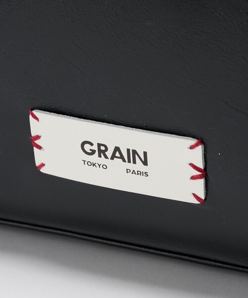 GRAIN(グレイン)の「【GRAIN/グレイン】配色レザーチェーン2WAYショルダーバッグ(トートバッグ・レディース・ブラウン/ブラック/アイボリー・FREE)」の6枚目の写真