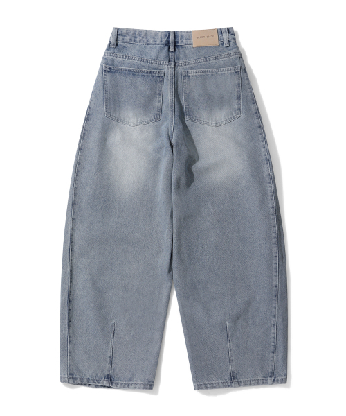 DECET WOMEN(デケット ウーマン)の「Side Pin Tuck Barrel Jeans DCWPT019LIGHTBLUE(デニムパンツ・レディース・その他・X-SMALL/SMALL/MEDIUM/LARGE)」の10枚目の写真