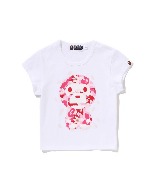 ABC SAKURA CAMO BABY MILO CROPPED TEE（Tシャツ/カットソー）｜A