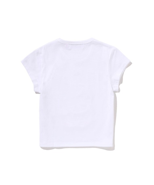 A BATHING APE(アベイシングエイプ)の「ABC SAKURA CAMO BABY MILO CROPPED TEE(Tシャツ/カットソー・レディース・ブラック/ホワイト・SMALL/MEDIUM/LARGE)」の3枚目の写真