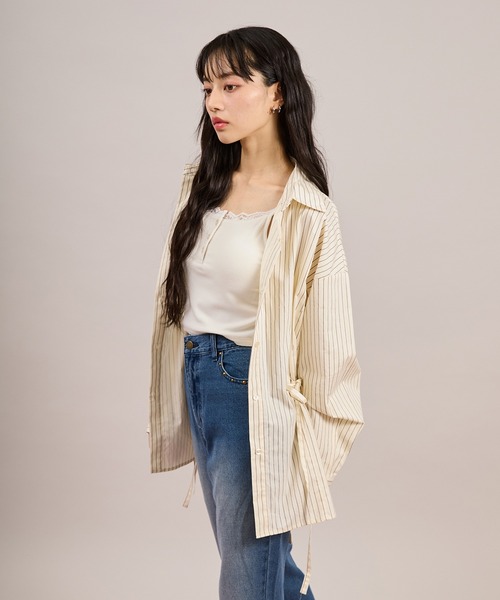 apres jour mignon(アプレジュールミニョン)の「2Wayリボンシャツ(シャツ/ブラウス・レディース・ブルー系その他/ピンク/ピンク系その他/アイボリー/ブルー・フリー/LARGE)」の20枚目の写真