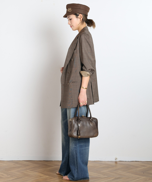 Couture d'adam（クチュールドアダム）の「【COUTURE D'ADAM/クチュールドアダム】別注Brown Blazer Jacket（テーラードジャケット・レディース・ブラウン・FREE）」の5枚目の写真