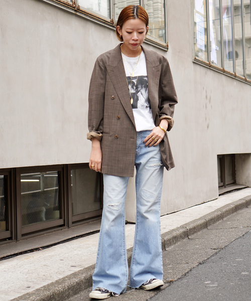 Couture d'adam（クチュールドアダム）の「【COUTURE D'ADAM/クチュールドアダム】別注Brown Blazer Jacket（テーラードジャケット・レディース・ブラウン・FREE）」の7枚目の写真