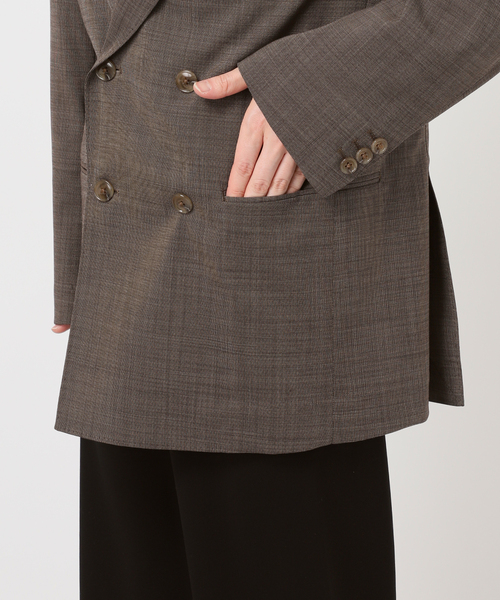 Couture d'adam（クチュールドアダム）の「【COUTURE D'ADAM/クチュールドアダム】別注Brown Blazer Jacket（テーラードジャケット・レディース・ブラウン・FREE）」の15枚目の写真