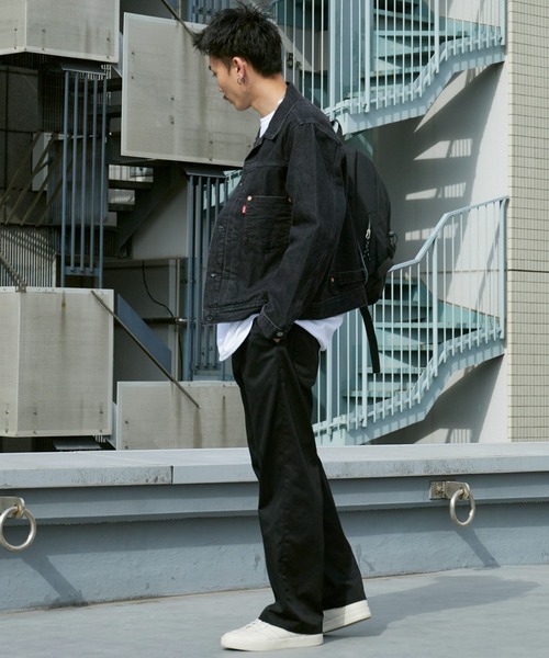 Levi's（リーバイス）の「LEVI'S/リーバイス TYPE I TRUCKERトラッカージャケット セルビッジ デニムジャケット 2026秋冬 秋服（デニムジャケット・メンズ・ブラック/ブルー・XL/XXL/L/M/XXXL）」の10枚目の写真