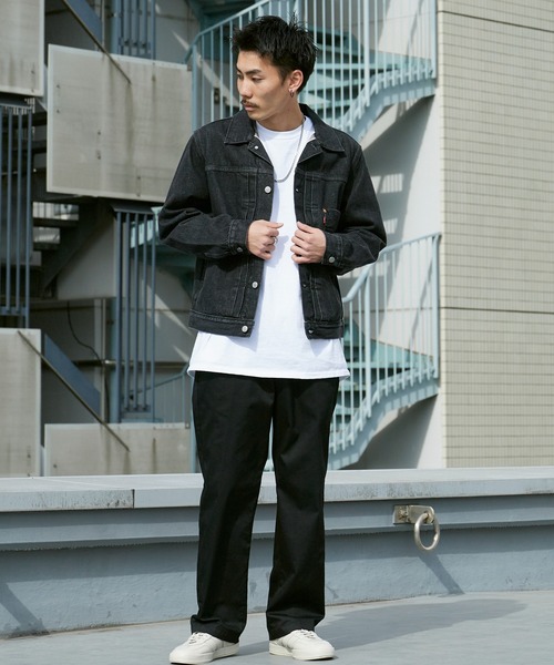 Levi's（リーバイス）の「LEVI'S/リーバイス TYPE I TRUCKERトラッカージャケット セルビッジ デニムジャケット 2026秋冬 秋服（デニムジャケット・メンズ・ブラック/ブルー・XL/XXL/L/M/XXXL）」の11枚目の写真