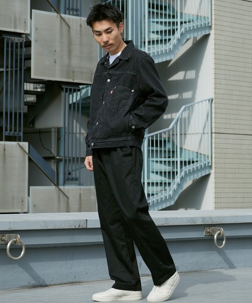 Levi's（リーバイス）の「LEVI'S/リーバイス TYPE I TRUCKERトラッカージャケット セルビッジ デニムジャケット 2026秋冬 秋服（デニムジャケット・メンズ・ブラック/ブルー・XL/XXL/L/M/XXXL）」の18枚目の写真