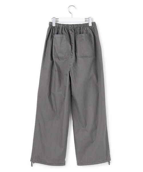 J.PRESS YORK STREET（ジェイプレスヨークストリート）の「【WOMEN】ソフトコットン ワイドベイカー パンツ（その他パンツ・レディース・グレー系/ベージュ系/カーキ系・F）」の4枚目の写真