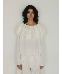 HER.（ハー）の「フレアカラーニットプルオーバー（ニット/セーター）」