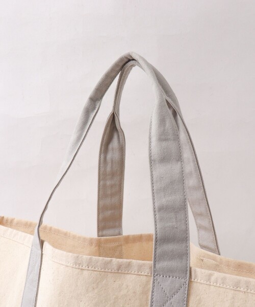 NOLLEY’S(ノーリーズ)の「クジラアップリケ 8ozキャンバス ビッグトートバッグ 26SS(トートバッグ・メンズ・ホワイト系その他2・FREE)」の5枚目の写真