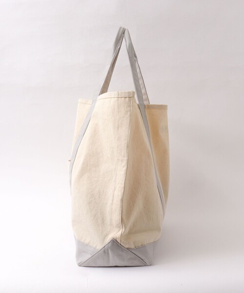 NOLLEY’S(ノーリーズ)の「クジラアップリケ 8ozキャンバス ビッグトートバッグ 26SS(トートバッグ・メンズ・ホワイト系その他2・FREE)」の8枚目の写真