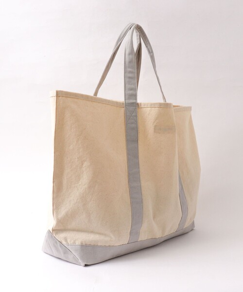 NOLLEY’S(ノーリーズ)の「クジラアップリケ 8ozキャンバス ビッグトートバッグ 26SS(トートバッグ・メンズ・ホワイト系その他2・FREE)」の9枚目の写真