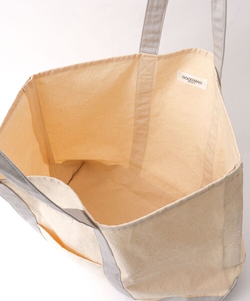 NOLLEY’S(ノーリーズ)の「クジラアップリケ 8ozキャンバス ビッグトートバッグ 26SS(トートバッグ・メンズ・ホワイト系その他2・FREE)」の15枚目の写真