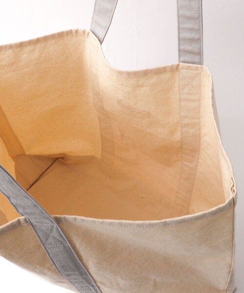 NOLLEY’S(ノーリーズ)の「クジラアップリケ 8ozキャンバス ビッグトートバッグ 26SS(トートバッグ・メンズ・ホワイト系その他2・FREE)」の16枚目の写真