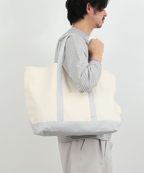 NOLLEY’S(ノーリーズ)の「クジラアップリケ 8ozキャンバス ビッグトートバッグ 26SS(トートバッグ・メンズ・ホワイト系その他2・FREE)」の22枚目の写真