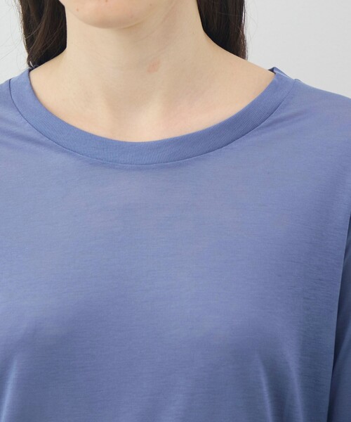 BASERANGE（ベースレンジ）の「BASERANGE ロングスリーブプルオーバー（Tシャツ/カットソー・レディース・ライトブルー・S）」の6枚目の写真