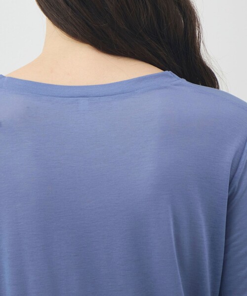 BASERANGE（ベースレンジ）の「BASERANGE ロングスリーブプルオーバー（Tシャツ/カットソー・レディース・ライトブルー・S）」の7枚目の写真