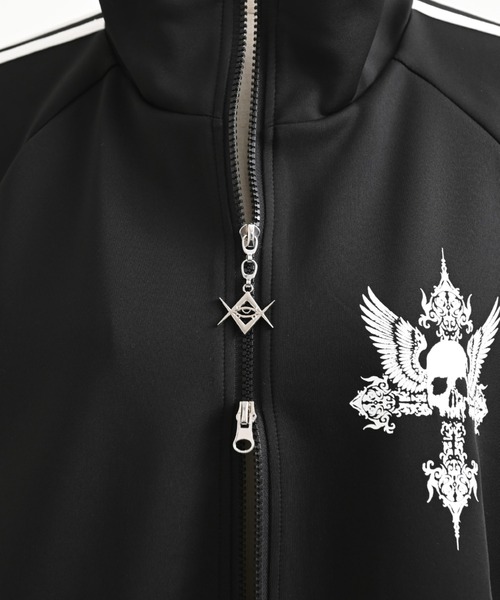 REFLEM(レフレム)の「『REFLEM/レフレム』バックプリントトラックジャージ(ジャージ・レディース・ホワイト×ブラック/ブラック×ホワイト・FREE)」の22枚目の写真