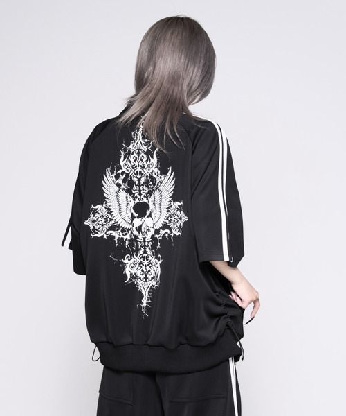 REFLEM(レフレム)の「『REFLEM/レフレム』バックプリントトラックジャージ(ジャージ・レディース・ホワイト×ブラック/ブラック×ホワイト・FREE)」の11枚目の写真