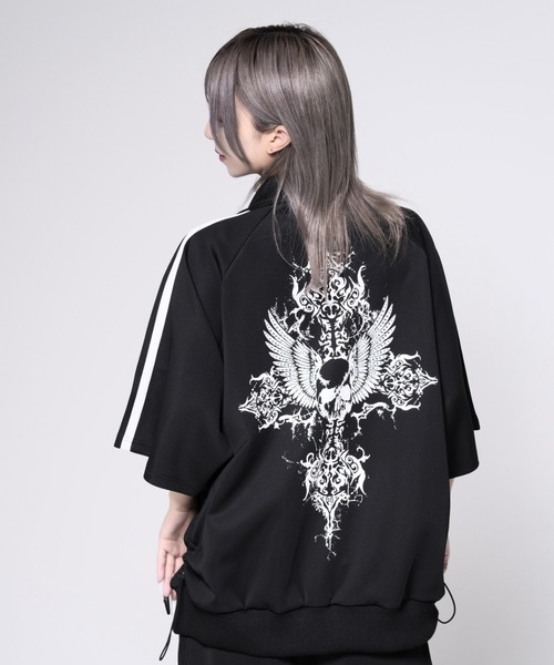 REFLEM(レフレム)の「『REFLEM/レフレム』バックプリントトラックジャージ(ジャージ・レディース・ホワイト×ブラック/ブラック×ホワイト・FREE)」の12枚目の写真