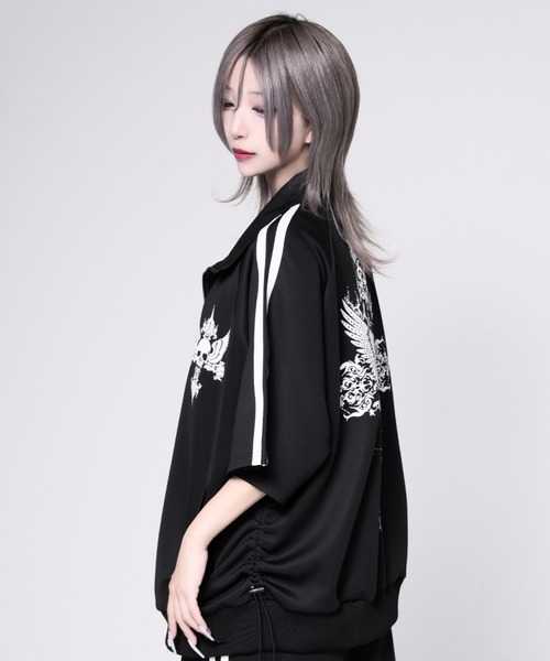 REFLEM(レフレム)の「『REFLEM/レフレム』バックプリントトラックジャージ(ジャージ・レディース・ホワイト×ブラック/ブラック×ホワイト・FREE)」の10枚目の写真