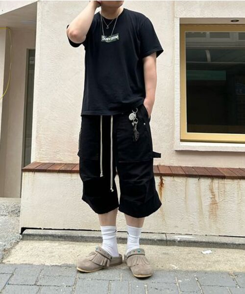 FLAVORISM(フレーバリズム)の「VTG Detachable Ripstop Cargo pants (Washed Black)(スウェットパンツ・レディース・ブラック・LARGE/X-LARGE)」の5枚目の写真