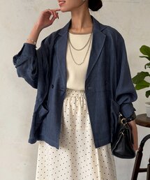 Chez toi（シェトワ）の「シアーデニムテーラージャケット（テーラードジャケット）」