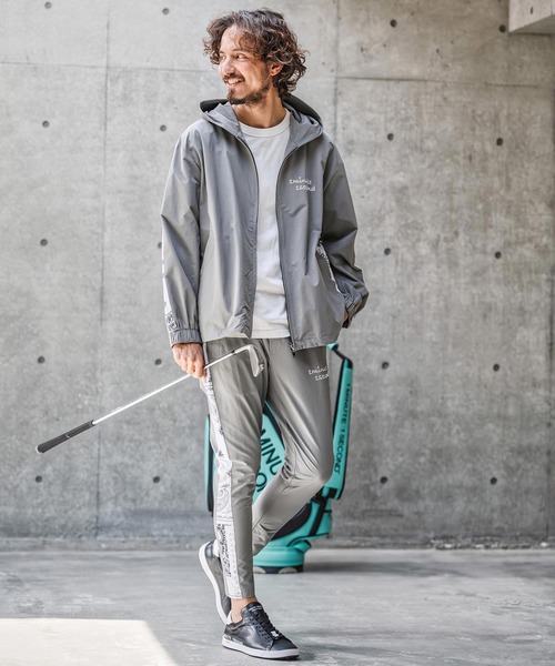1minute 1second(ワンミニットワンセカンド)の「mpa4055-nylon x knit line zip hoodie ジップパーカー(1M26N010)(パーカー・メンズ・ブラック×ホワイト/ブラック×ブラック/グレー・XL/L/M/S)」の7枚目の写真