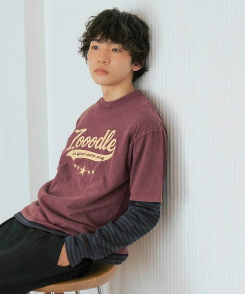 Zooodle（ズードル）の「Vintage logo T-shirt - ヴィンテージロゴTシャツ -（Tシャツ/カットソー・メンズ・バーガンディー/アイボリー/グリーン・LARGE/MEDIUM）」の19枚目の写真