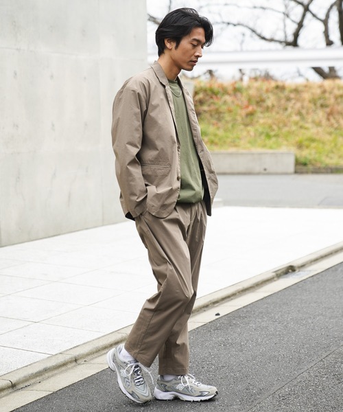 BAYFLOW（ベイフロー）の「【ストレッチ・吸水速乾・接触冷感】FLOWNEXジャケット[セットアップ可]（テーラードジャケット・メンズ・ブラック/ブラウン・MEDIUM/LARGE）」の16枚目の写真