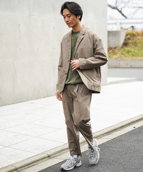 BAYFLOW（ベイフロー）の「【ストレッチ・吸水速乾・接触冷感】FLOWNEXジャケット[セットアップ可]（テーラードジャケット・メンズ・ブラック/ブラウン・MEDIUM/LARGE）」の15枚目の写真