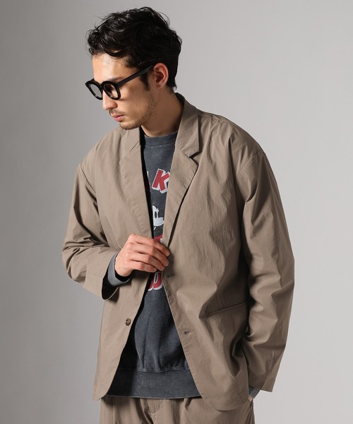 BAYFLOW（ベイフロー）の「【ストレッチ・吸水速乾・接触冷感】FLOWNEXジャケット[セットアップ可]（テーラードジャケット・メンズ・ブラック/ブラウン・MEDIUM/LARGE）」の18枚目の写真