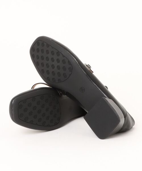 VIBGYOR（ヴィブジョー）の「【DUSTO】レディースソフトギャザーパンプス(MA)（パンプス・レディース・ベージュ/ブラック・23/23.5/22）」の4枚目の写真