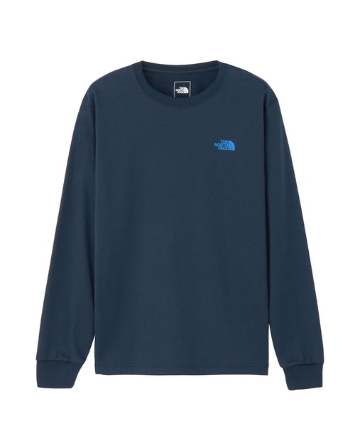 THE NORTH FACE（ザノースフェイス）の「ザ ノース フェイス THE NORTH FACE L/S Back Square Logo Tee_ロングスリーブバックスクエアロゴティー（Tシャツ/カットソー・レディース・ブラック/ネイビー/ホワイト・S/M/XL/L）」の3枚目の写真