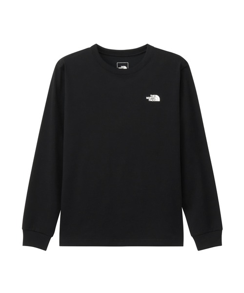 THE NORTH FACE（ザノースフェイス）の「ザ ノース フェイス THE NORTH FACE L/S Back Square Logo Tee_ロングスリーブバックスクエアロゴティー（Tシャツ/カットソー・レディース・ブラック/ネイビー/ホワイト・S/M/XL/L）」の2枚目の写真