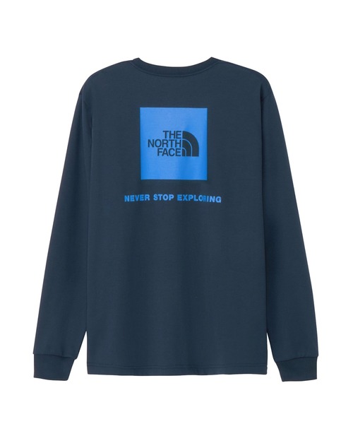 THE NORTH FACE（ザノースフェイス）の「ザ ノース フェイス THE NORTH FACE L/S Back Square Logo Tee_ロングスリーブバックスクエアロゴティー（Tシャツ/カットソー・レディース・ブラック/ネイビー/ホワイト・S/M/XL/L）」の6枚目の写真