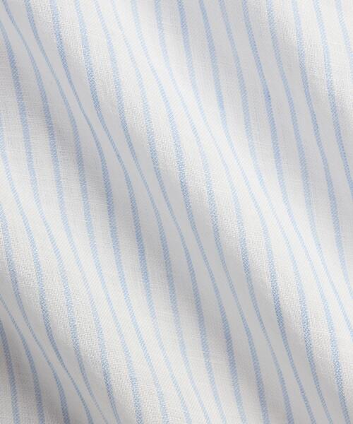 POLO RALPH LAUREN(ポロ ラルフ ローレン)の「クラシック フィット ストライプド リネン シャツ(シャツ/ブラウス・メンズ・ホワイト・M/L/S)」の9枚目の写真