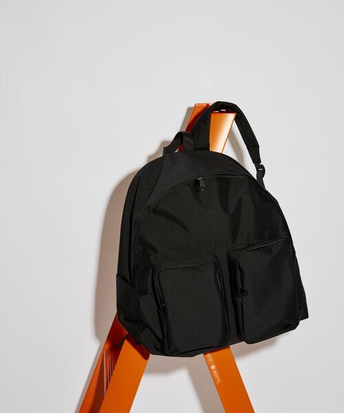 PACKING（パッキング）の「PACKING/パッキング/STANDARD DP BACK PACK/スタンダードダブルポケットバックパック（バックパック/リュック・メンズ・ブラック・F）」の8枚目の写真