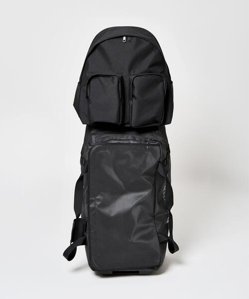PACKING（パッキング）の「PACKING/パッキング/STANDARD DP BACK PACK/スタンダードダブルポケットバックパック（バックパック/リュック・メンズ・ブラック・F）」の7枚目の写真