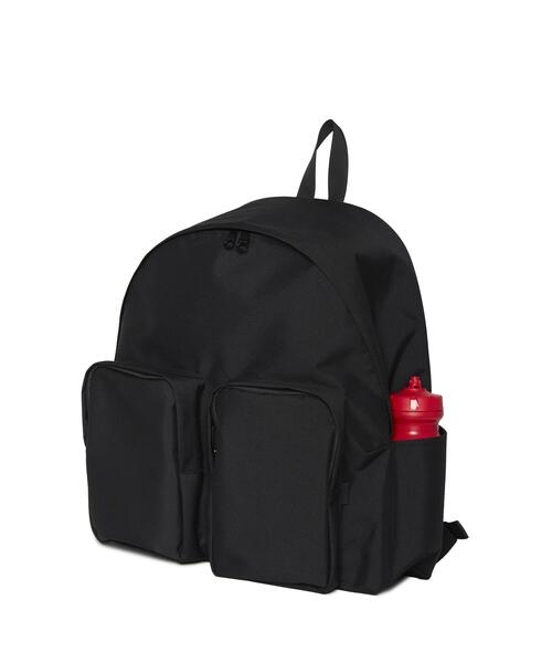 PACKING（パッキング）の「PACKING/パッキング/STANDARD DP BACK PACK/スタンダードダブルポケットバックパック（バックパック/リュック・メンズ・ブラック・F）」の5枚目の写真