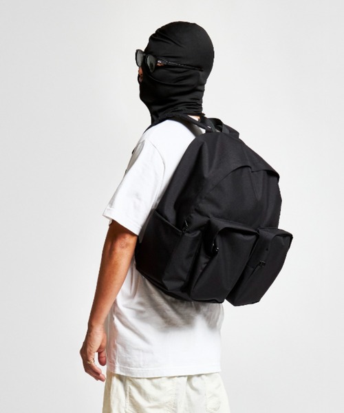 PACKING(パッキング)の「PACKING/パッキング/STANDARD DP BACK PACK/スタンダードダブルポケットバックパック(バックパック/リュック・メンズ・ブラック・F)」の4枚目の写真