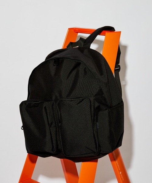 PACKING(パッキング)の「PACKING/パッキング/STANDARD DP BACK PACK/スタンダードダブルポケットバックパック(バックパック/リュック・メンズ・ブラック・F)」の7枚目の写真